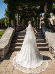 Свадебное платье Mallissa. Силуэт А-силуэт. Цвет Белый / Молочный. Вид 2