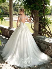 Свадебное платье Maryam. Силуэт Пышное, А-силуэт. Цвет Белый / Молочный. Вид 2