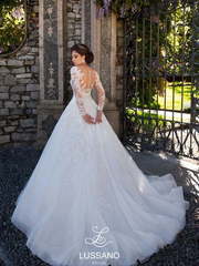 Свадебное платье Danaya. Силуэт Пышное, А-силуэт. Цвет Белый / Молочный. Вид 2