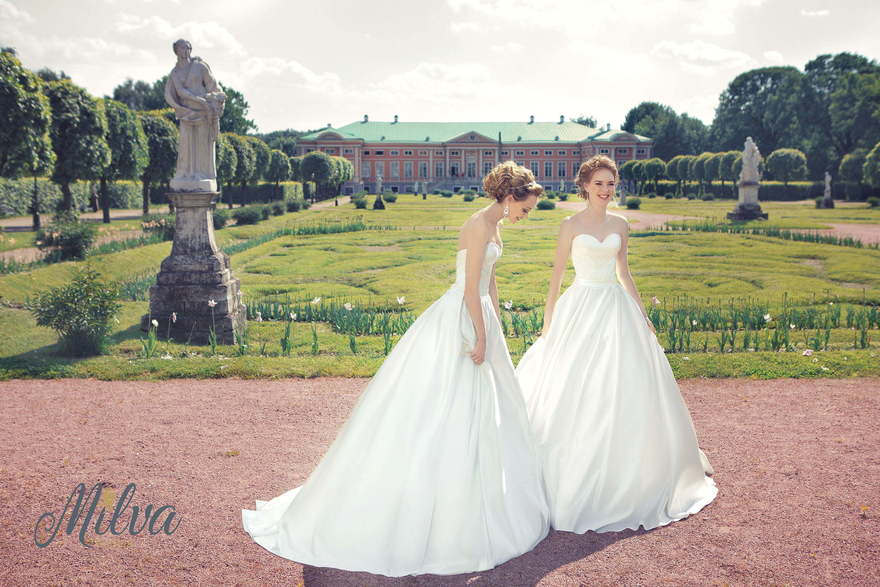 Свадебное платье Верди. Силуэт Пышное, А-силуэт. Цвет Белый / Молочный. Вид 6