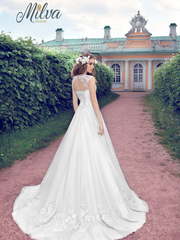 Свадебное платье Блум. Силуэт Пышное, А-силуэт. Цвет Белый / Молочный. Вид 2