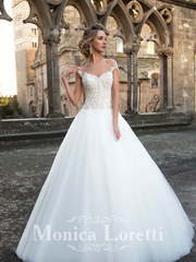 Свадебное платье Nuira. Силуэт Пышное, А-силуэт. Цвет Белый / Молочный. Вид 1