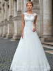 Свадебное платье Francesca. Силуэт А-силуэт. Цвет Белый / Молочный. Вид 1