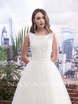 Свадебное платье Emilia. Силуэт А-силуэт. Цвет Белый / Молочный. Вид 3