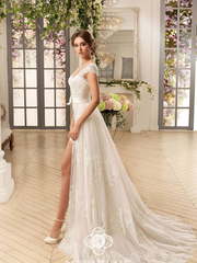 Свадебное платье Korall. Силуэт А-силуэт, Рыбка. Цвет Белый / Молочный, Айвори / Капучино. Вид 1