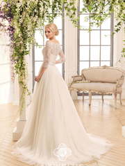 Свадебное платье Ketrin. Силуэт А-силуэт. Цвет Белый / Молочный, Айвори / Капучино. Вид 2