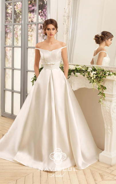 Свадебное платье Kelsy. Силуэт А-силуэт. Цвет Айвори / Капучино, Белый / Молочный. Вид 2