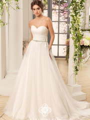 Свадебное платье Kandy. Силуэт А-силуэт. Цвет Белый / Молочный. Вид 1