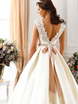 Свадебное платье 13382. Силуэт А-силуэт. Цвет Белый / Молочный, Айвори / Капучино. Вид 2