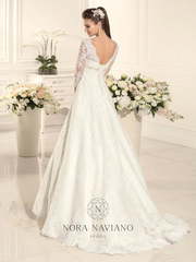 Свадебное платье Alfreda. Силуэт А-силуэт. Цвет Белый / Молочный. Вид 2