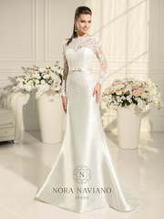 Свадебное платье Anabel. Силуэт А-силуэт, Рыбка. Цвет Белый / Молочный. Вид 1