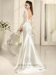 Свадебное платье Anabel. Силуэт А-силуэт, Рыбка. Цвет Белый / Молочный. Вид 2