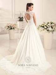 Свадебное платье Augusta. Силуэт А-силуэт. Цвет Белый / Молочный. Вид 2