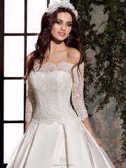 Свадебное платье Bandy. Силуэт Пышное, А-силуэт. Цвет Белый / Молочный. Вид 1