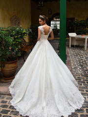 Свадебное платье Susanna. Силуэт Пышное, А-силуэт. Цвет Белый / Молочный. Вид 2