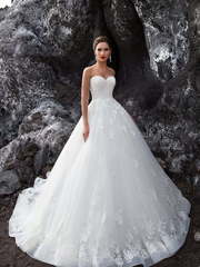 Свадебное платье Star. Силуэт Пышное, А-силуэт. Цвет Белый / Молочный. Вид 1