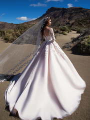 Свадебное платье Sasha. Силуэт Пышное, А-силуэт. Цвет оттенки Розового. Вид 2