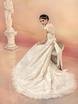 Свадебное платье Доротея. Силуэт А-силуэт. Цвет Айвори / Капучино. Вид 2