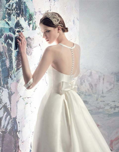 Свадебное платье Урмия. Силуэт А-силуэт, Прямое. Цвет Белый / Молочный. Вид 2