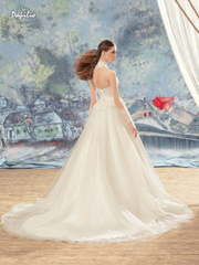 Свадебное платье Королек. Силуэт Пышное, А-силуэт. Цвет Белый / Молочный, Айвори / Капучино. Вид 2