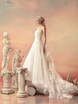 Свадебное платье Леокадия. Силуэт А-силуэт. Цвет Белый / Молочный. Вид 1