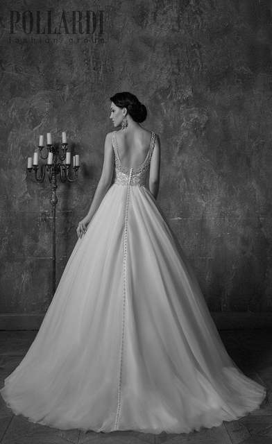 Свадебное платье Proma. Силуэт Пышное, А-силуэт. Цвет Белый / Молочный. Вид 2