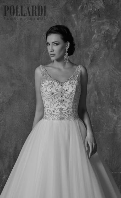 Свадебное платье Proma. Силуэт Пышное, А-силуэт. Цвет Белый / Молочный. Вид 4