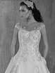 Свадебное платье Rimini. Силуэт А-силуэт. Цвет Белый / Молочный. Вид 3