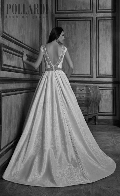 Свадебное платье Danza. Силуэт А-силуэт. Цвет Белый / Молочный. Вид 2