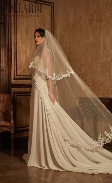 Свадебное платье Loso. Силуэт А-силуэт, Прямое. Цвет Айвори / Капучино, Белый / Молочный. Вид 5