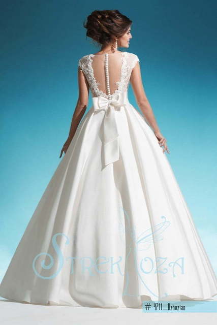 Свадебное платье Джозиан. Силуэт Пышное, А-силуэт. Цвет Белый / Молочный. Вид 2