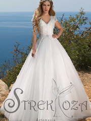 Свадебное платье Артемизия. Силуэт Пышное, А-силуэт. Цвет Белый / Молочный. Вид 1