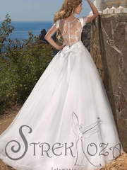 Свадебное платье Артемизия. Силуэт Пышное, А-силуэт. Цвет Белый / Молочный. Вид 2