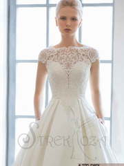 Свадебное платье Канди. Силуэт Пышное, А-силуэт. Цвет Белый / Молочный, Айвори / Капучино. Вид 1