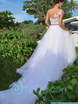 Свадебное платье Ориан. Силуэт А-силуэт. Цвет Белый / Молочный, Айвори / Капучино. Вид 2