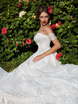 Свадебное платье Tereza. Силуэт А-силуэт. Цвет Белый / Молочный. Вид 4