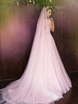 Свадебное платье Dramatic Gladiolus. Силуэт А-силуэт. Цвет оттенки Розового. Вид 3