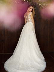 Свадебное платье Send Rose. Силуэт А-силуэт. Цвет Айвори / Капучино. Вид 2