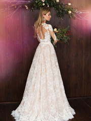 Свадебное платье Obstinate Chamomile. Силуэт А-силуэт. Цвет Айвори / Капучино. Вид 2