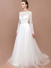 Свадебное платье Роскошный Букет. Силуэт А-силуэт, Прямое. Цвет Белый / Молочный. Вид 1