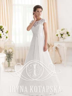 Свадебное платье Kelli. Силуэт А-силуэт. Цвет Белый / Молочный. Вид 1
