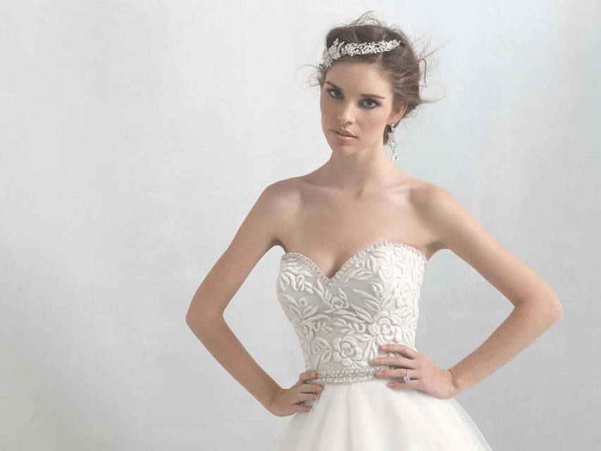 Свадебное платье 13. Силуэт Пышное, А-силуэт. Цвет Айвори / Капучино, Белый / Молочный. Вид 3