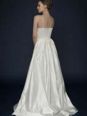 Свадебное платье Alleta. Силуэт А-силуэт. Цвет Белый / Молочный. Вид 2