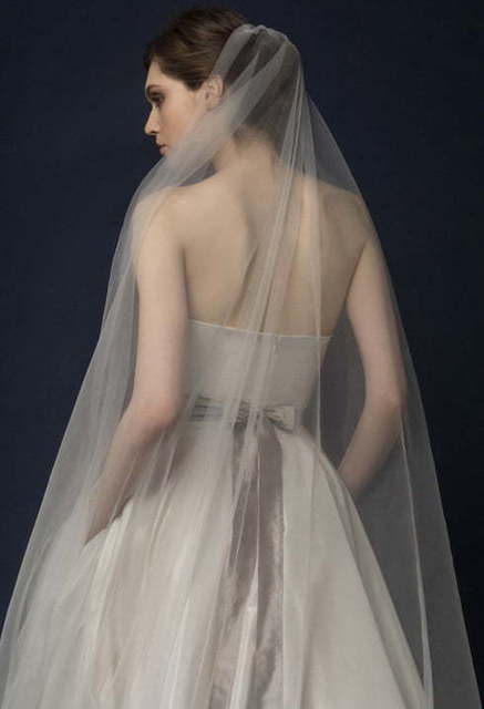 Свадебное платье Filona. Силуэт А-силуэт. Цвет Айвори / Капучино. Вид 6