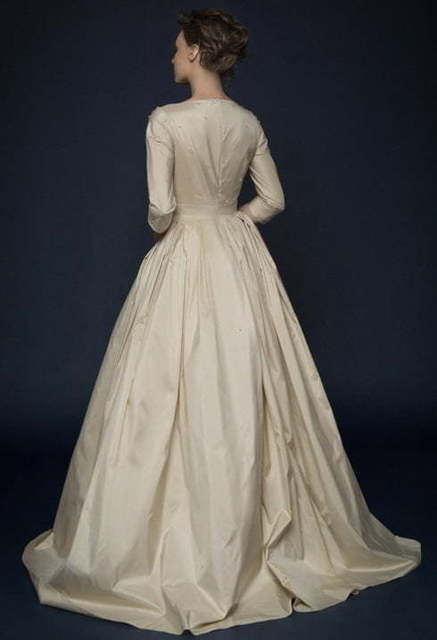 Свадебное платье Paina. Силуэт Пышное, А-силуэт. Цвет Айвори / Капучино, Золото, Персик / Оранжевый. Вид 2