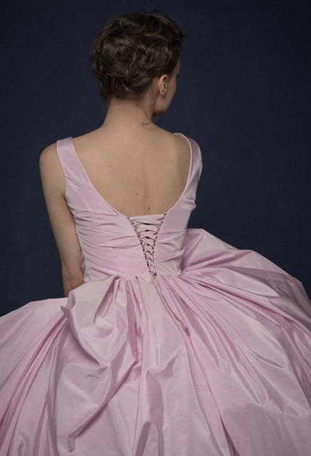 Свадебное платье Rusa. Силуэт А-силуэт. Цвет оттенки Розового. Вид 3