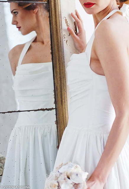 Свадебное платье Plumeria. Силуэт А-силуэт, Прямое. Цвет Белый / Молочный. Вид 5