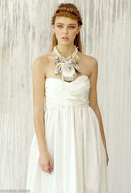 Свадебное платье Haifa. Силуэт А-силуэт, Прямое. Цвет Айвори / Капучино, Белый / Молочный. Вид 2