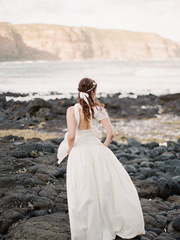 Свадебное платье Desma. Силуэт А-силуэт, Прямое. Цвет Белый / Молочный. Вид 2