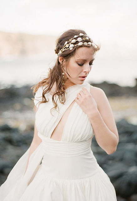 Свадебное платье Desma. Силуэт А-силуэт, Прямое. Цвет Белый / Молочный. Вид 3